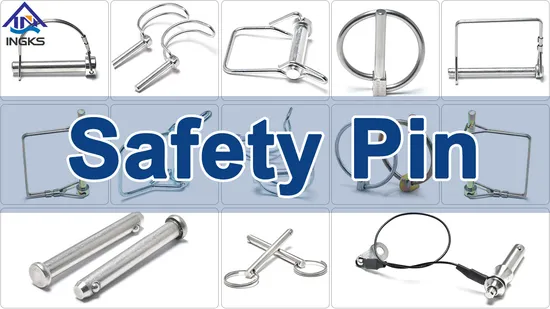 Zinc Plating D Shape Round Double Wire Shaft Wire-Lock Clevis Pin